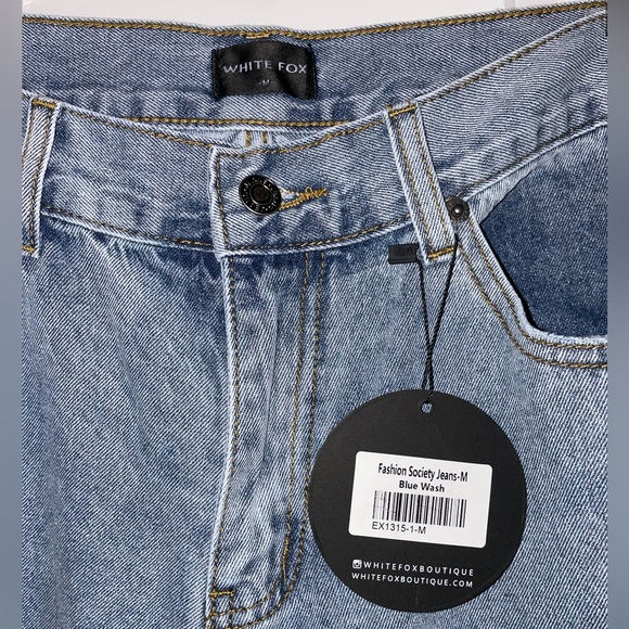 White fox boutique denim jeans size medium - Picture 4 of 4